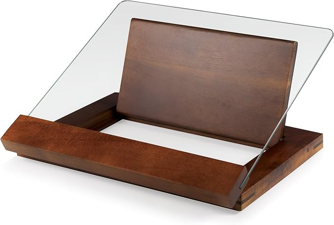 PICNIC TIME Fabio Viviani Prodigio Cookbook Stand with Tempered Glass, Recipe Stand, Kitchen Cook... | Amazon (US)