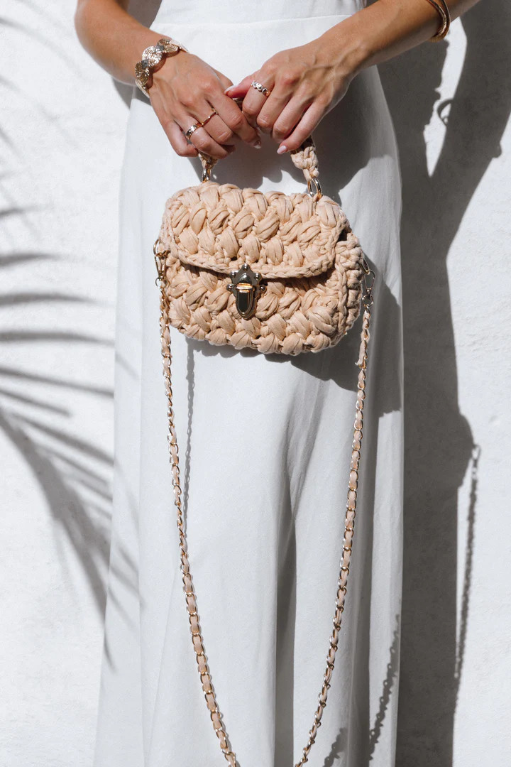 Veve Hand Woven Bag - Natural | Petal & Pup (US)