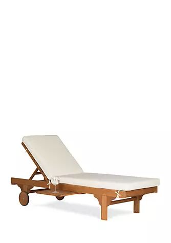 Newport Chaise Lounge Chair With Side Table | Belk