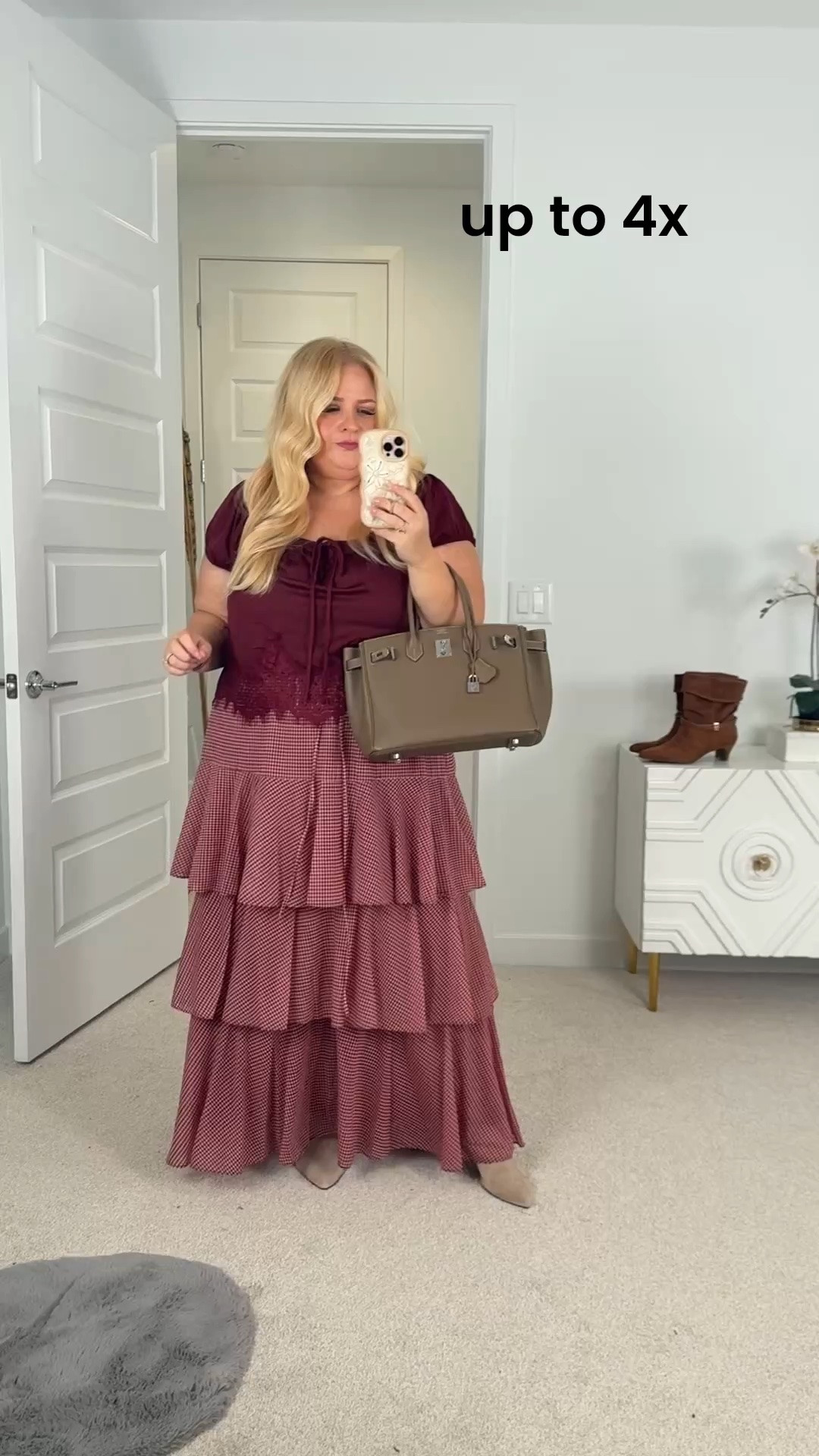 Up to 4x wearing xxl in both top and skirt

#LTKSaleAlert #LTKPlusSize #LTKOver40