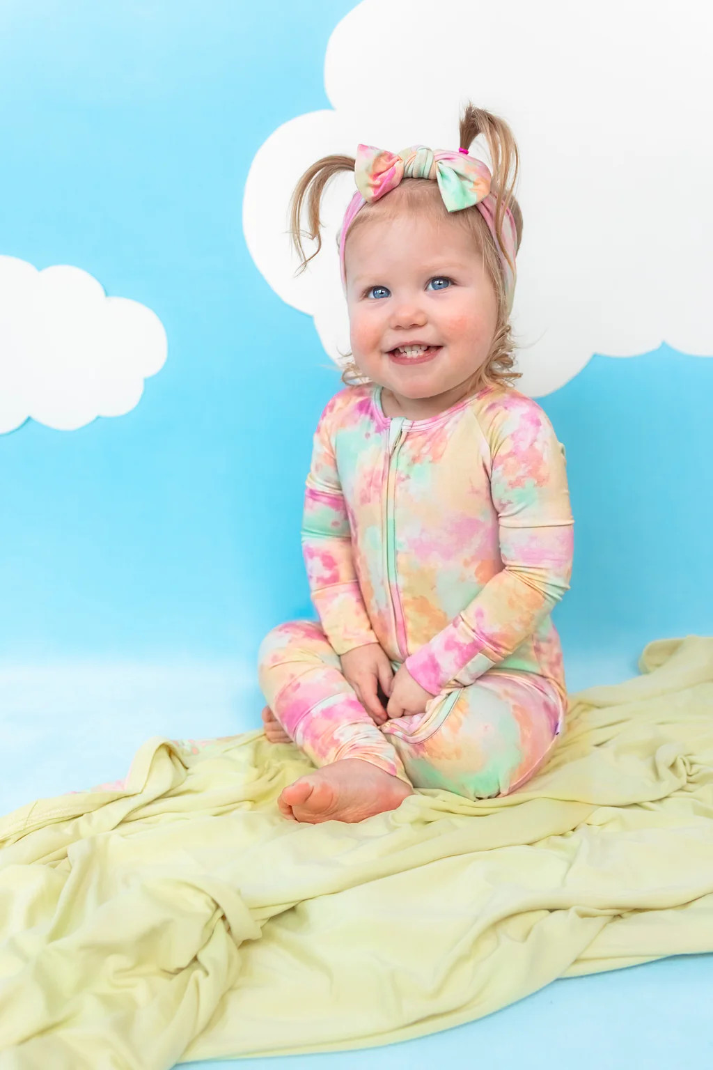 RAINBOW CLOUDS DREAM ROMPER | DREAM BIG LITTLE CO