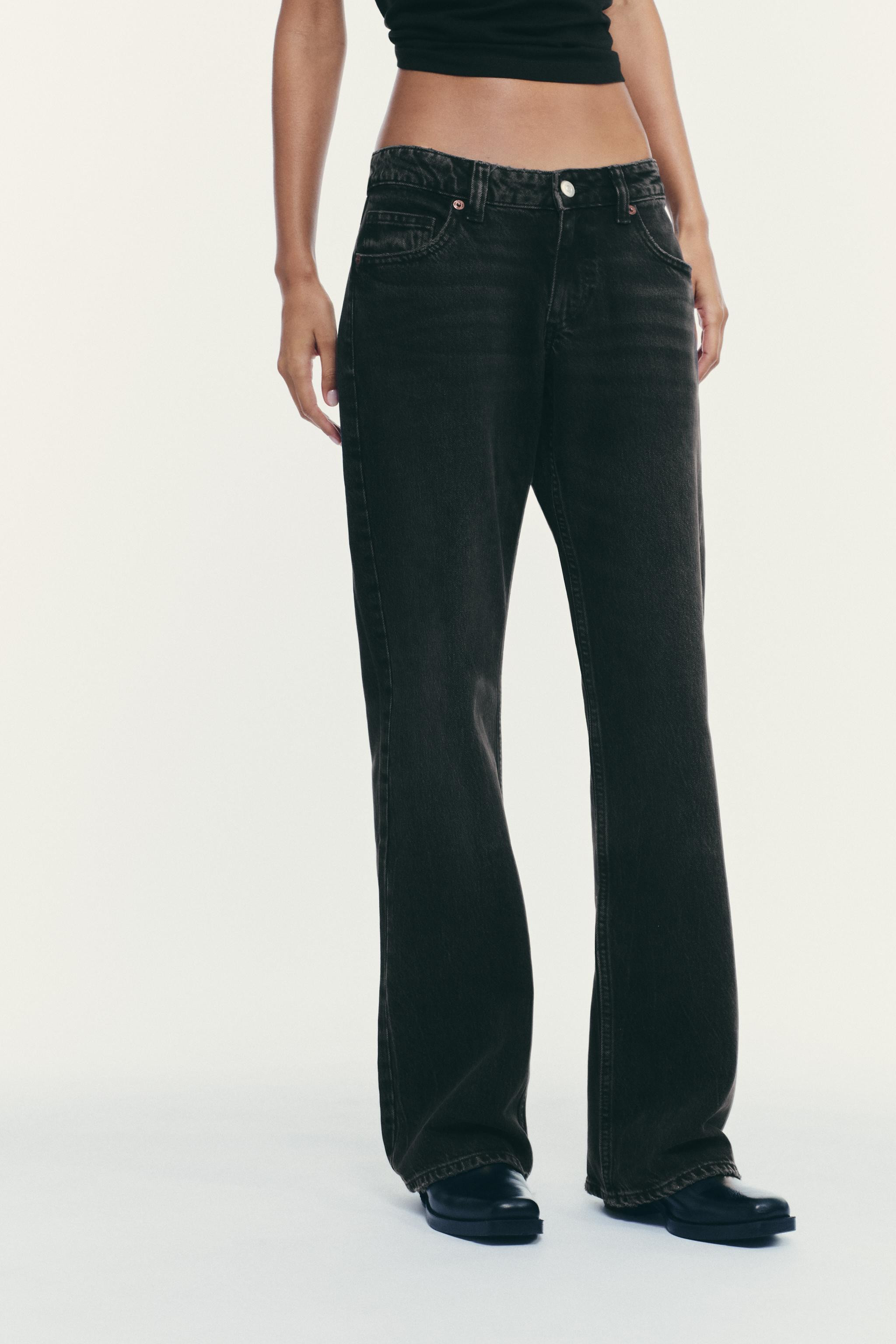 TRF LOW-RISE WIDE-LEG JEANS | Zara UK