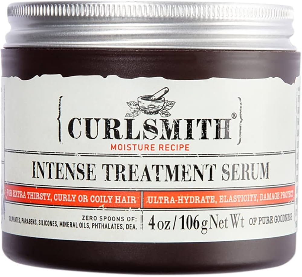 CURLSMITH - Intense Treatment Serum - Vegan Hair Butter for Curly and Coily Hair (4oz) | Amazon (US)