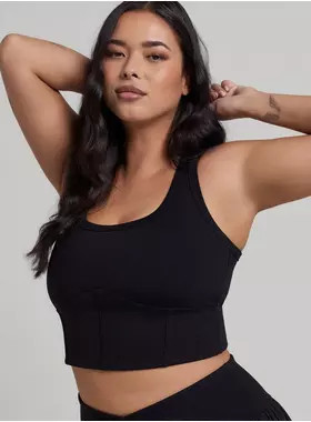 Corset Longline Active Sports Bra | Torrid (US & Canada)