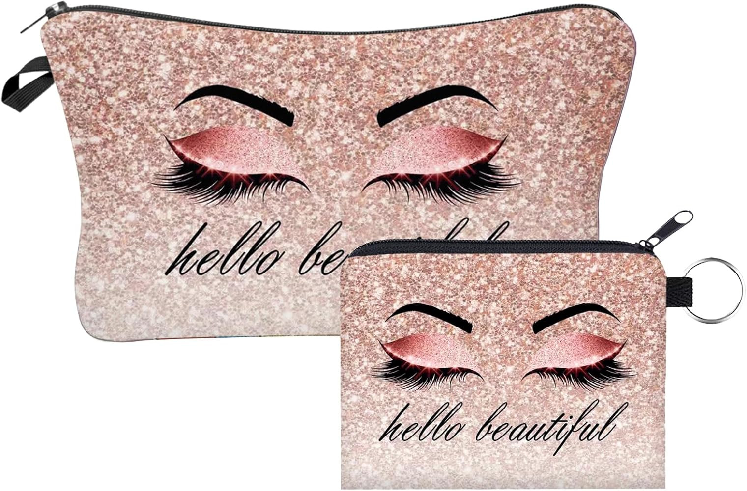 Makeup Bag for Purse Cosmetic Bags for Women Inspirational Gift for Womens Small Funny Cosmetics ... | Amazon (US)