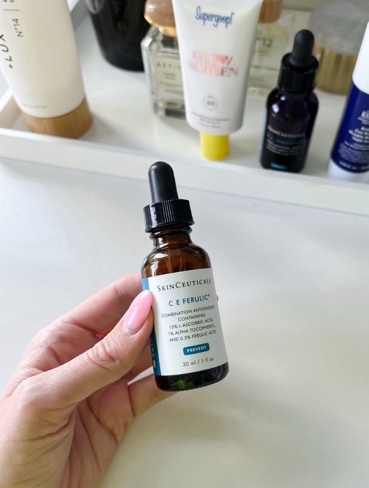 My favorite skincare product is my C E Ferulic! It is great for anti-aging and makes your skin look young and healthy. Brightens your face, reduces fine lines and firms skin. On sale for 20% off with code SPRING20!

#LTKBeauty #LTKSaleAlert