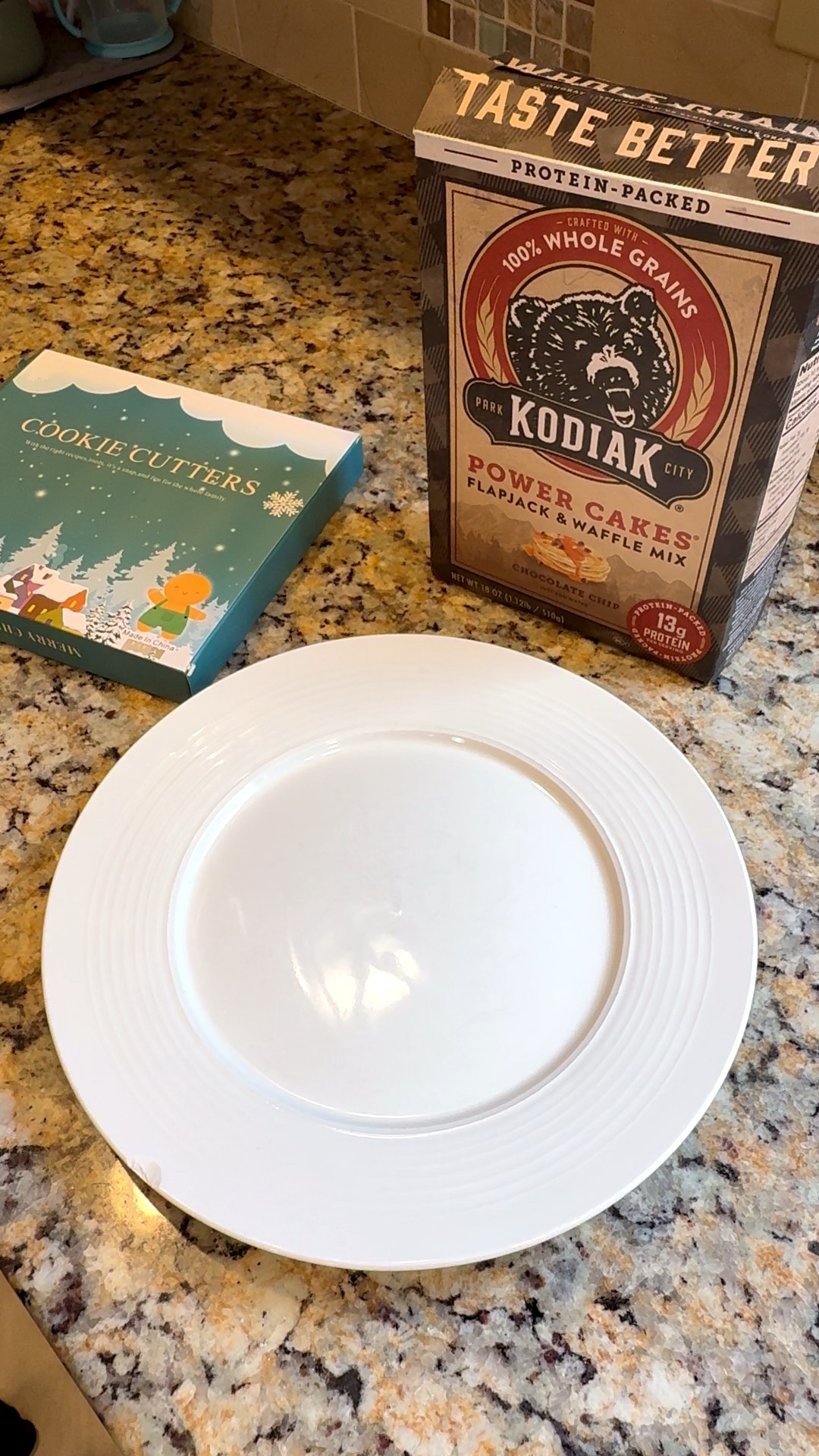 Easy festive breakfast! 🎄 I just used these Christmas cookie cutters with our favorite Kodiak pancake mix! TIP: spray the cookie cutters with oil before pouring batter so they pop out easier! 

#LTKKids #LTKSeasonal #LTKBaby