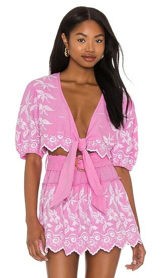 Zagne Top in Candy Pink | Revolve Clothing (Global)