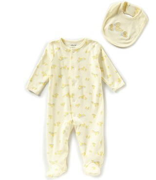 Little Me Baby Preemie-9 Months Little Ducks Long-Sleeve Footed Coverall & Bib Set | Dillard's | Dillard's