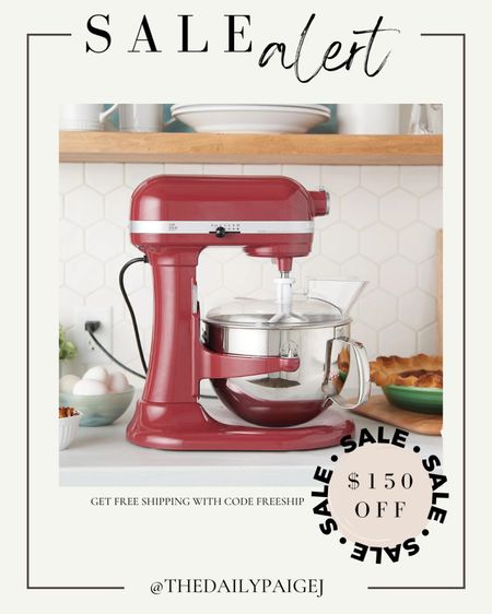 If you’re looking for a kitchen aid mixer or looking to purchase for a gift, this 6 ct kitchen aid mixer is on major sale today only. It’s currently $150 off and has free shipping with code FREESHIP  

#LTKHoliday #LTKsalealert #LTKGiftGuide