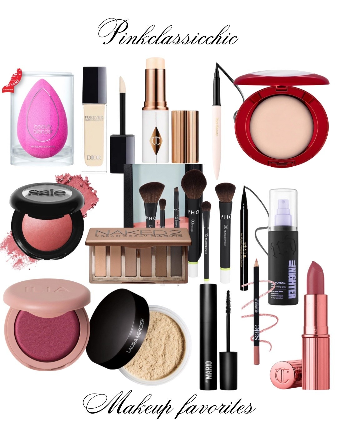 Sephora sale favorites
Dior concealer, beauty blender, saie blush, ilia blush, Laura mercier setting powder, makeup by Mario mascara, Charlotte tilbury lipstick, sephora brushes, urban decay eyeshadow

#LTKSaleAlert #LTKGiftGuide #LTKHoliday