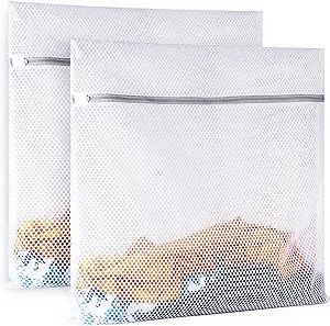2 Pack Mesh Laundry Bag-2XXL Oversize Delicates Laundry Bag-Extra Large Durable Laundry Wash Bag ... | Amazon (US)