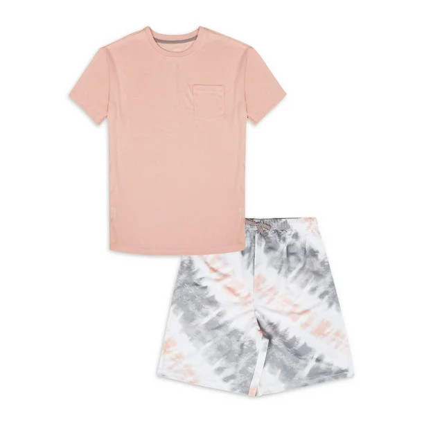 Time and Tru Women's Knee Length T-Shirt Dress with Chest Pocket - Walmart.com | Walmart (US)