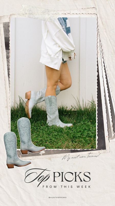 Top picks this week! Festival boots, country concert, cowboy boots

#LTKstyletip #LTKshoecrush