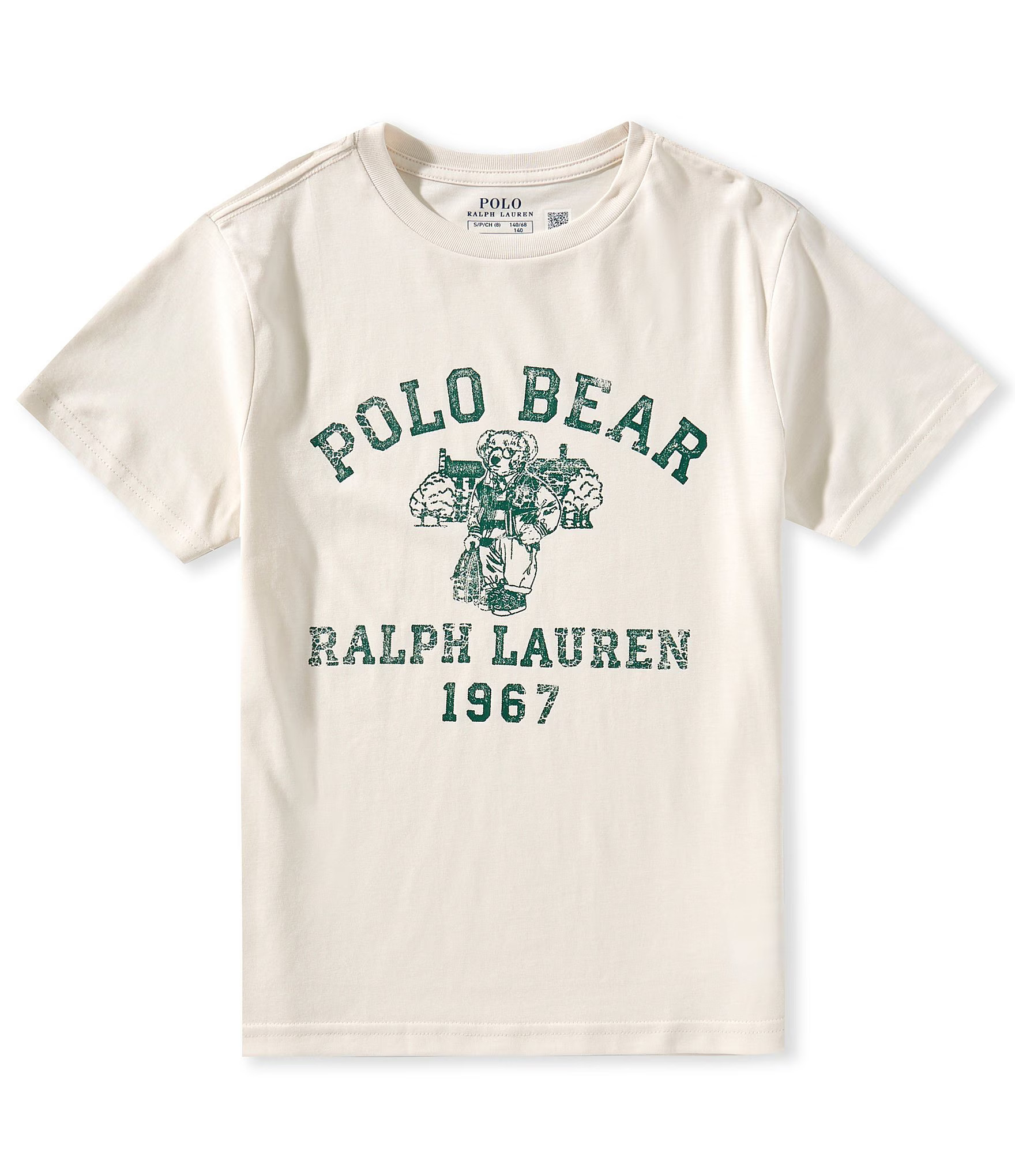 Polo Ralph Lauren Big Boys Short-Sleeve Polo Bear Jersey T-Shirt | Dillard's | Dillard's