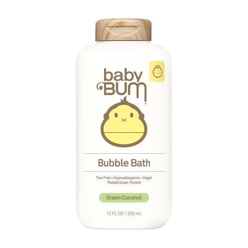 Baby Bum Bubble Bath | Tear Free Foaming Bubble Bath for Sensitive Skin with White Ginger| Natural Fragrance | Gluten Free and Vegan | 12 FL OZ | Amazon (US)