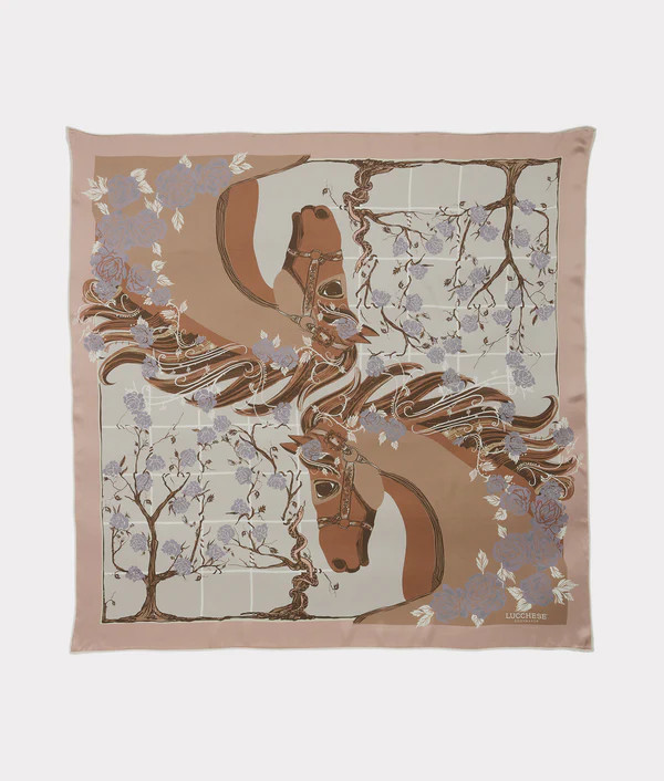 Cavalry Rose Scarf | Lucchese Bootmaker