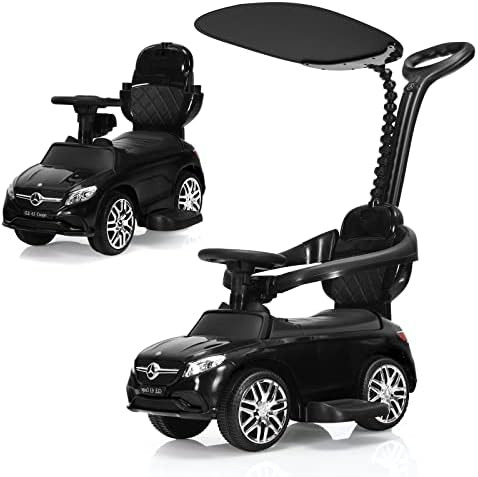 Amazon.com: INFANS 3 In 1 Licensed Mercedes Benz Ride on Push Car, Kids Toy Stroller for Toddlers... | Amazon (US)