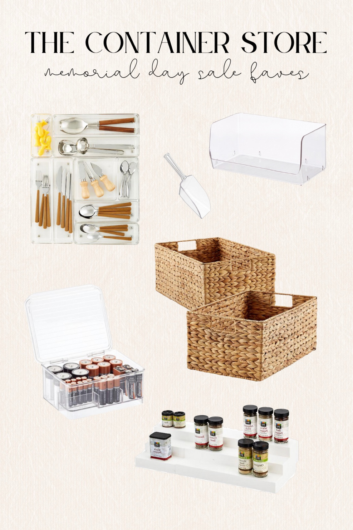 I love these organizational pieces from The Container Store. They’re currently having a Memorial Day sale - 30% off the entire store. You can find these pieces in our pantry and under our kitchen sink. 

#LTKhome