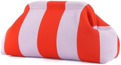 Woven Clutch Purses for Woman,Summer Beach Purse for Vacation, Woven Striped Dumpling Bag,Crochet... | Amazon (US)