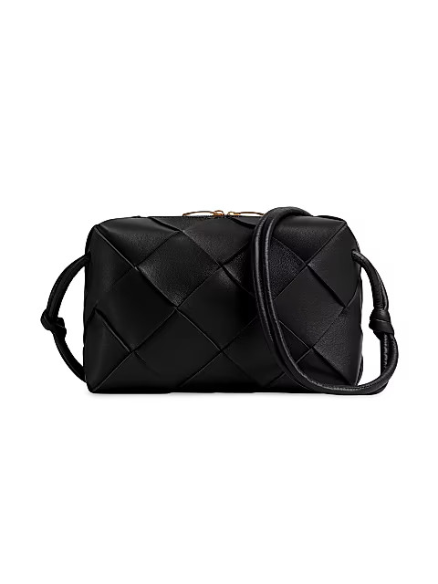 Bottega Veneta Small Intreccio Leather Camera Bag | Saks Fifth Avenue