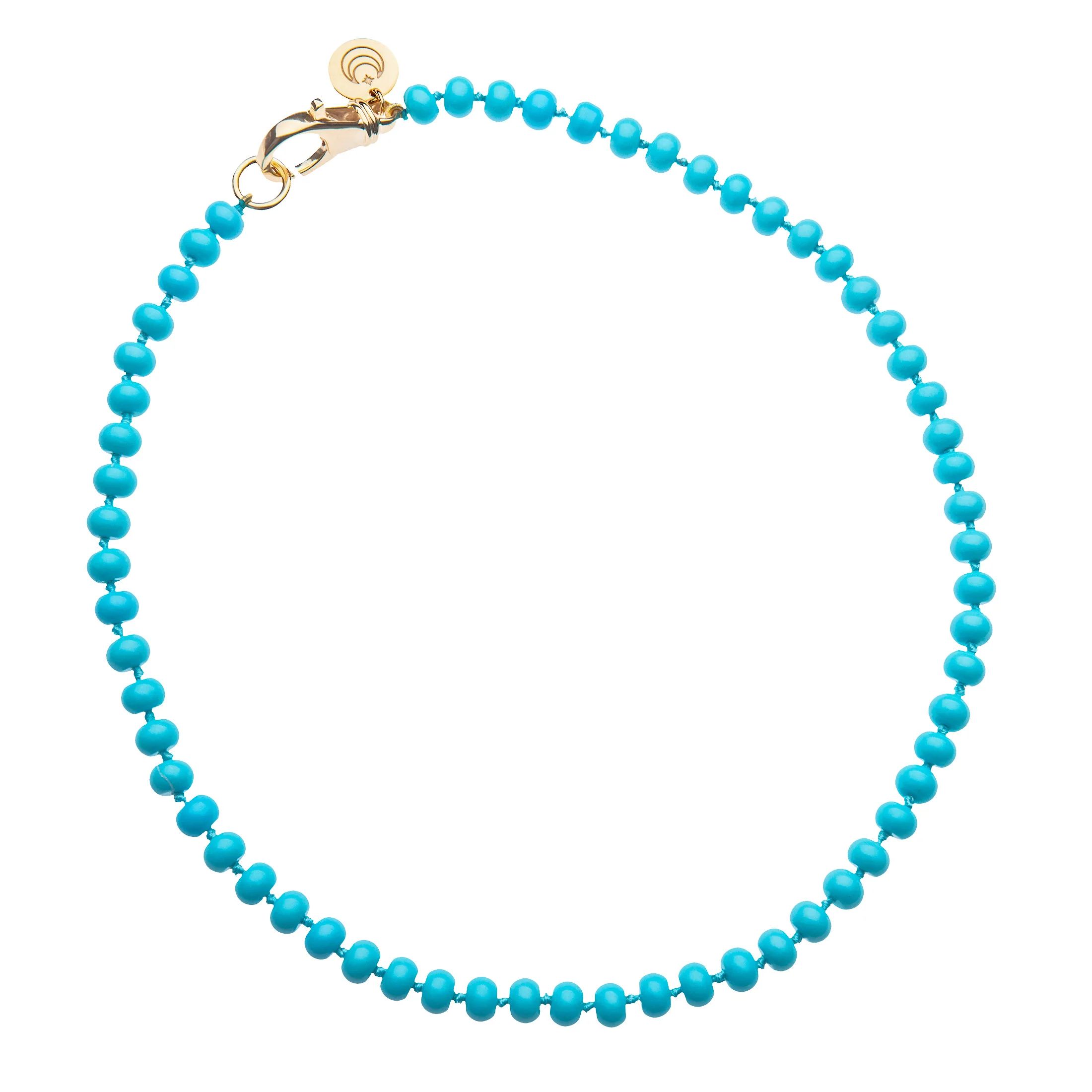 Turquoise Beaded Necklace | Jane Win