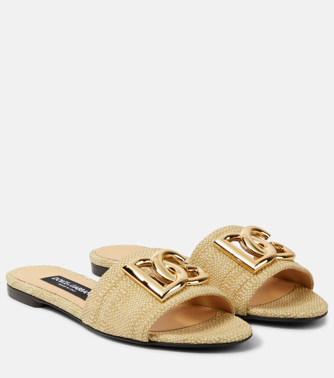 Logo raffia slides | Mytheresa (US/CA)