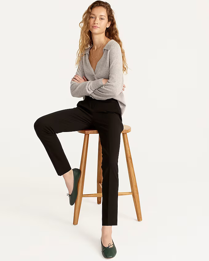 Cameron slim crop pant in bi-stretch cotton blend | J. Crew US