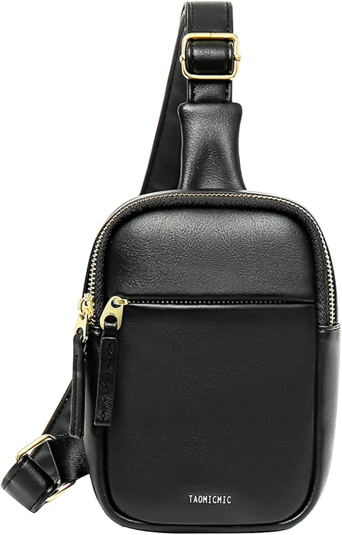 Crossbody Fanny Packs, Sling Bag for Women Trendy, Fashionable Small Leather Chest Ba... | Amazon (US)