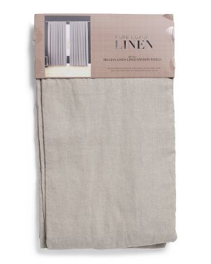 50x108 Set Of 2 Linen Curtains | TJ Maxx