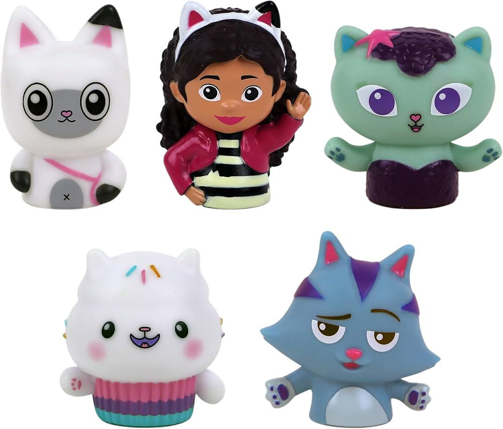 NBC Universal Gabby's Dollhouse Bath Finger Puppets, 10 Pc - Party Favors, Educational, Bath Toys... | Amazon (US)