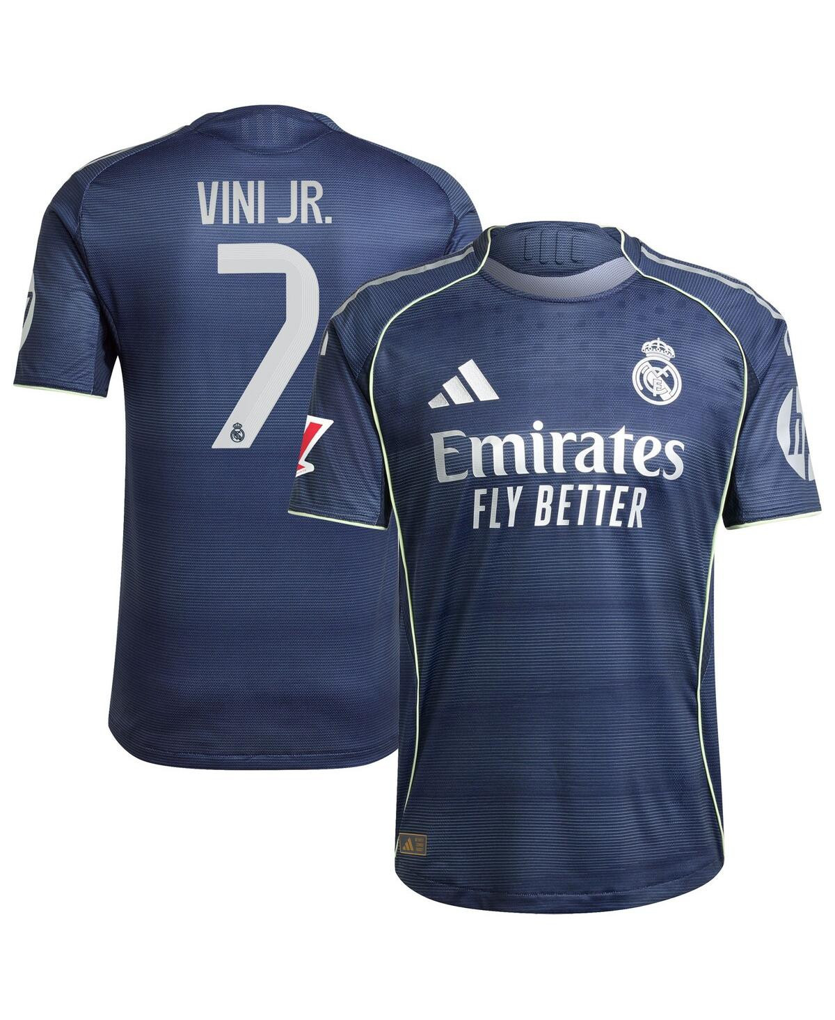 Adidas Men's Vini Jr. Blue Real Madrid 2025/26 Away Authentic Player Jersey - Blue | Macy's