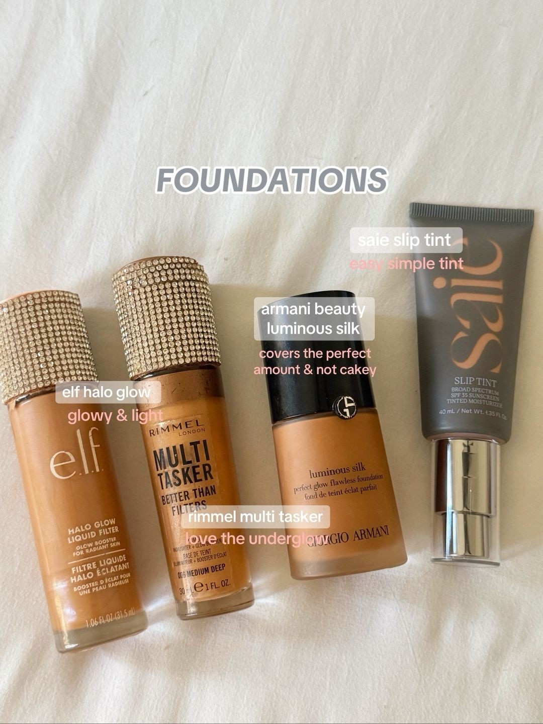 fav foundations! ❤︎︎