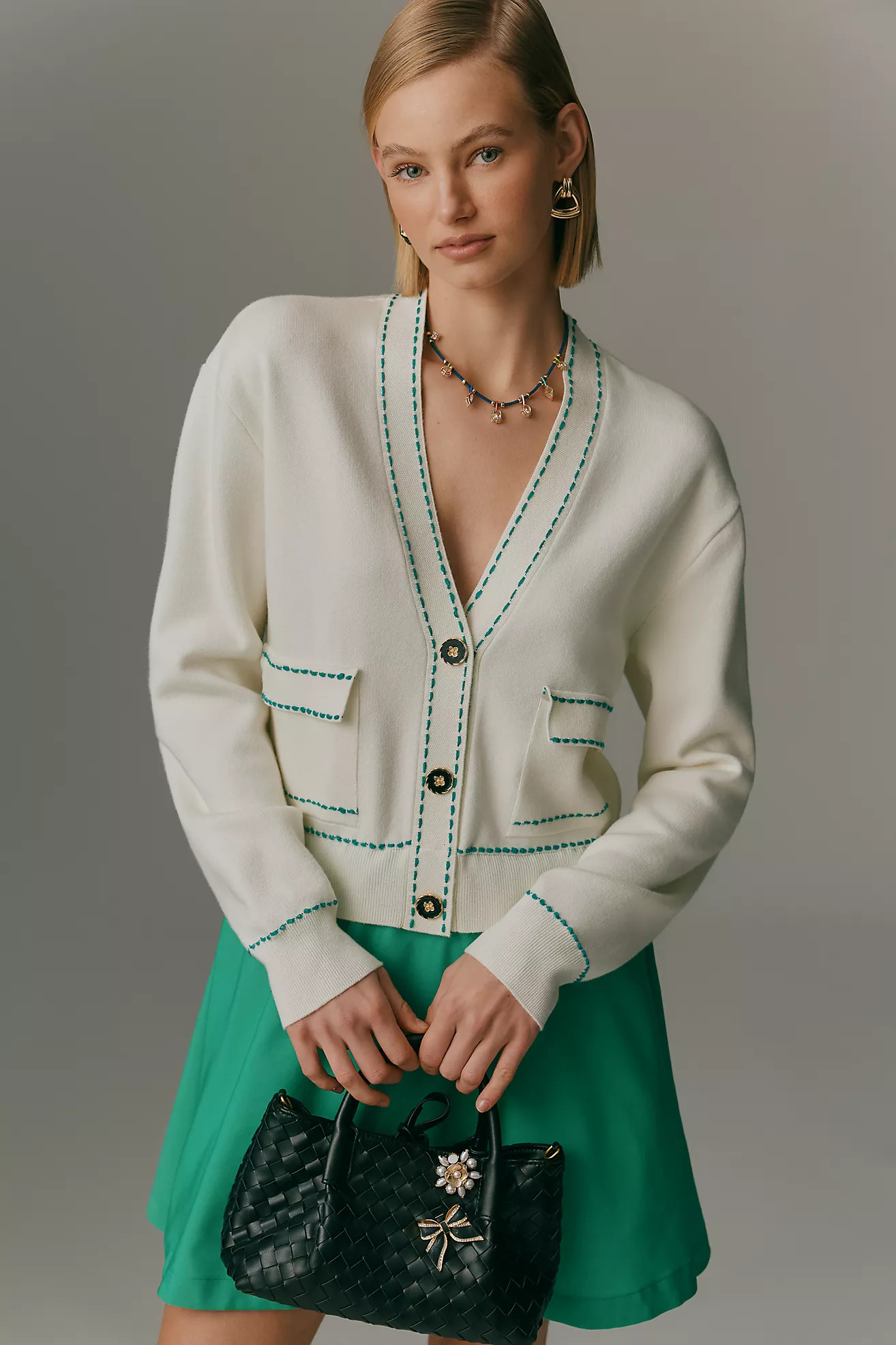 The Gemini Cardigan Sweater Dress Twofer | Anthropologie (US)