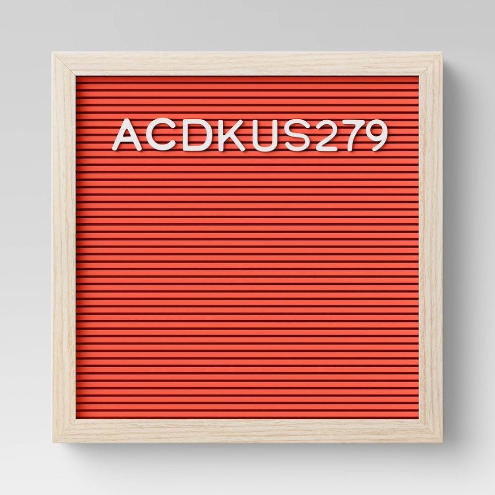 12"" x 12"" Letterboard Red - Room Essentials | Target