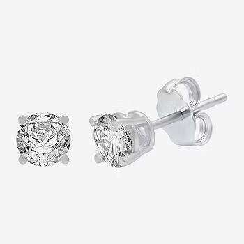 5/8 CT. T.W. Mined White Diamond 10K Gold 4.3mm Stud Earrings | JCPenney