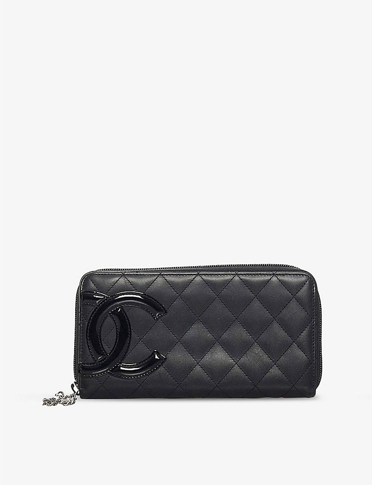 RESELFRIDGES Pre-loved Chanel leather wallet | Selfridges