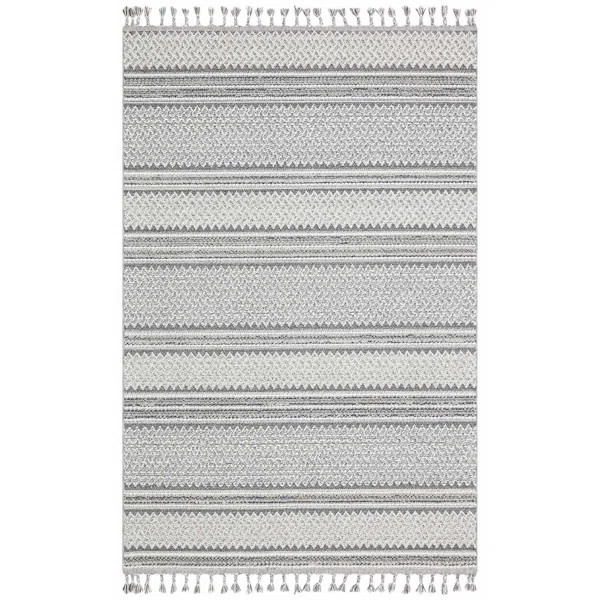 Tiro Ivory/Gray Indoor / Outdoor Area Rug | Wayfair North America