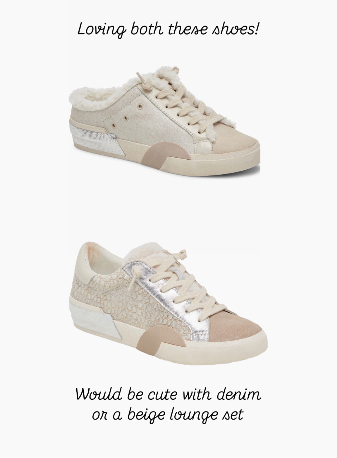 Loving both these shoes for fall! Would be cute with denim and a knit sweater. Or even a cream blazer and denim. Also would be cute with a comfortable lounge set  

#LTKSeasonal #LTKStyleTip #LTKShoeCrush