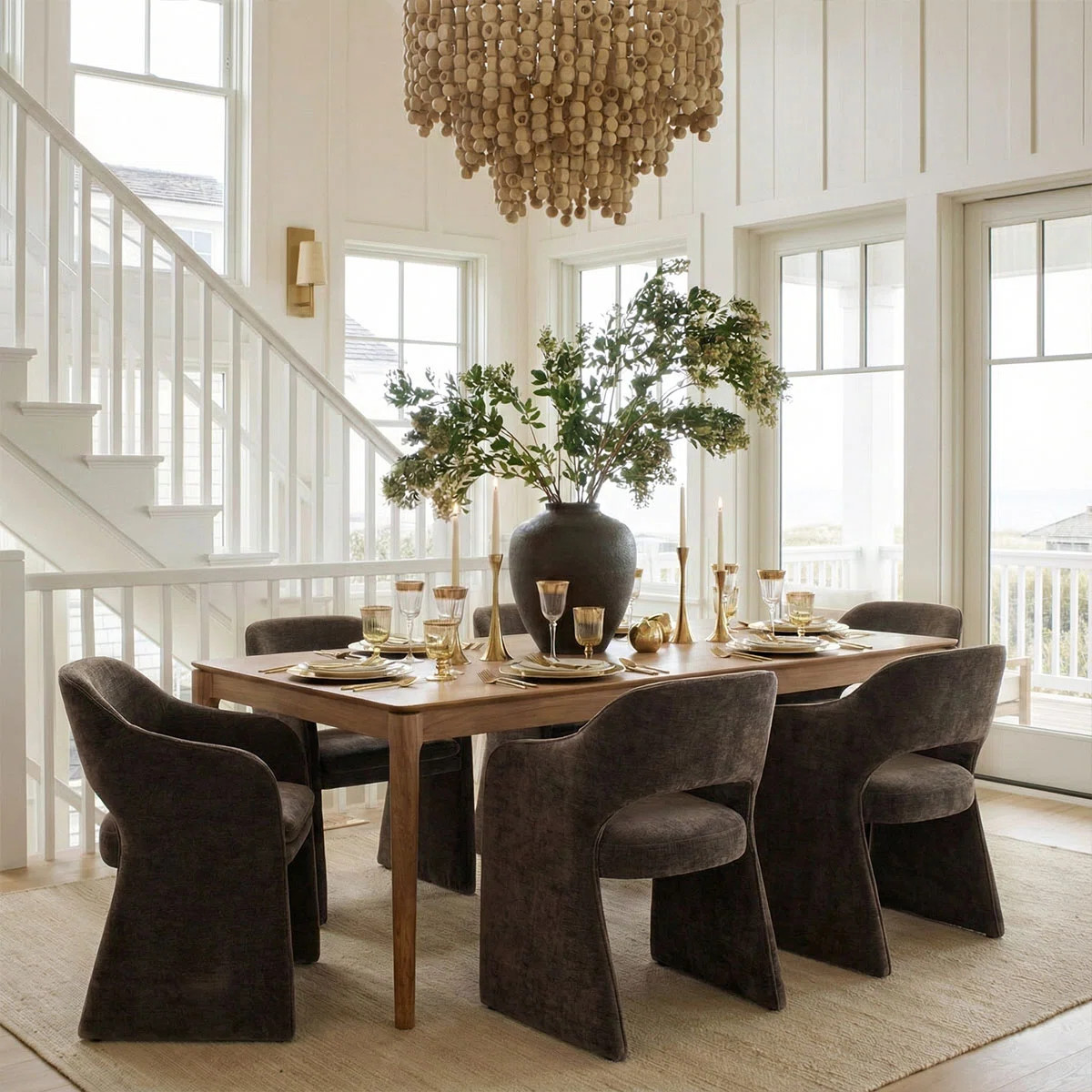 Wrought Studio™ 19" Upholstered Chenille Dining Armchair & Reviews | Wayfair | Wayfair North America