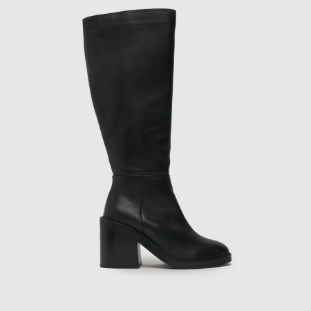 Womens Black schuh Delaney Platform Knee High Boots | schuh | Schuh