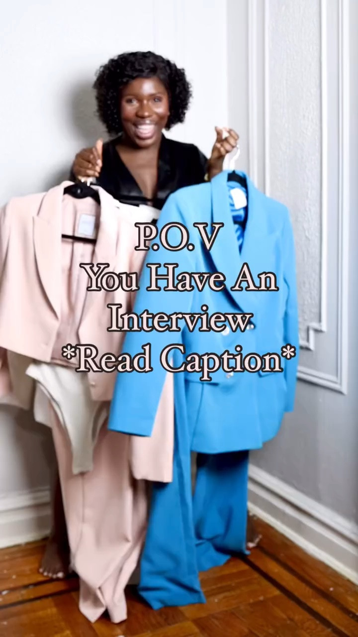 I’m not late, I’m just fashionably delayed! 😜🕰️💃🏼Your suit choice is determined by your mood.
Which would you wear to make a statement to an interview? 🤔👕🔥
Outfit details are in the link 🔗 in my story.
__________________________________
#shein #fyp #fypシ゚viral #tshwalabamichallenge 
#tshwalabamchallange🎹🕺🏾🔥#fashiontips 
 #explorepage #ootd #fashionblogger 
#shein #100degreesofmnk #instafashion 
#instadaily #highlowfashion #styletips 
#looksforless #TheGlamThread #MOTF
#ootd #interviewoutfit