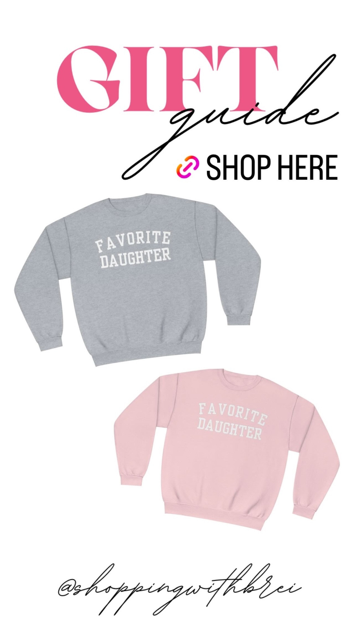 Favorite Daughter Crewneck! 

#LTKstyletip #LTKGiftGuide #LTKfindsunder50