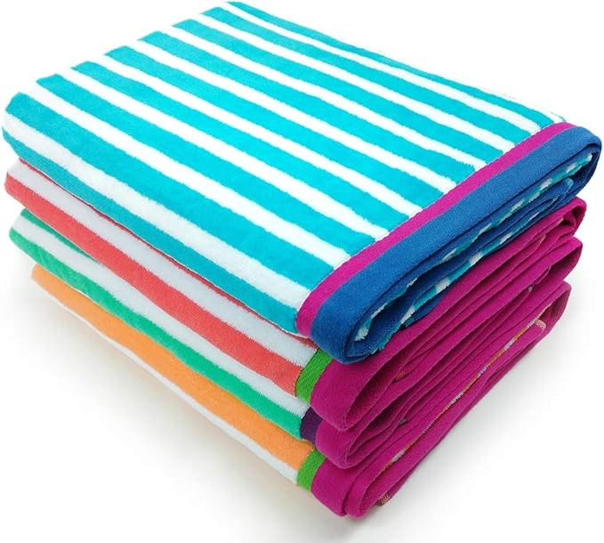 Kaufman - Ultrasoft, Plush 100% Combed Ring Spun Yarn Dye Cotton Velour Oversized 32” x 62” H... | Amazon (US)