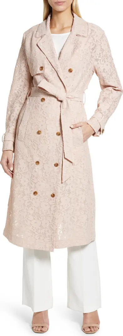 Rachel Parcell Lace Trench Coat | Nordstrom | Nordstrom