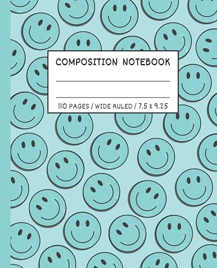 Composition Notebook Wide Ruled: Aesthetic Notebook | Cute Composition Notebooks Wide Rule For Te... | Amazon (US)