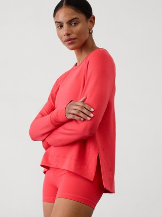 Coaster Luxe Recover High Hip Sweatshirt | Athleta