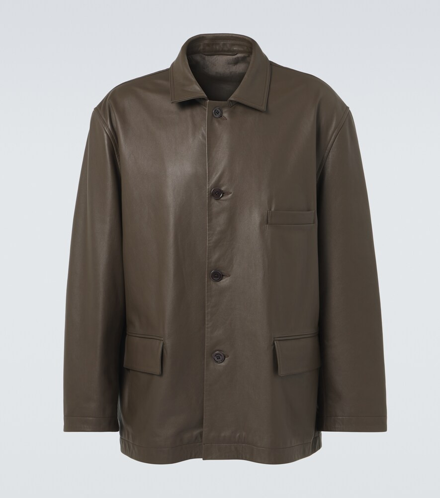 Lemaire Leather jacket | Mytheresa (US/CA)