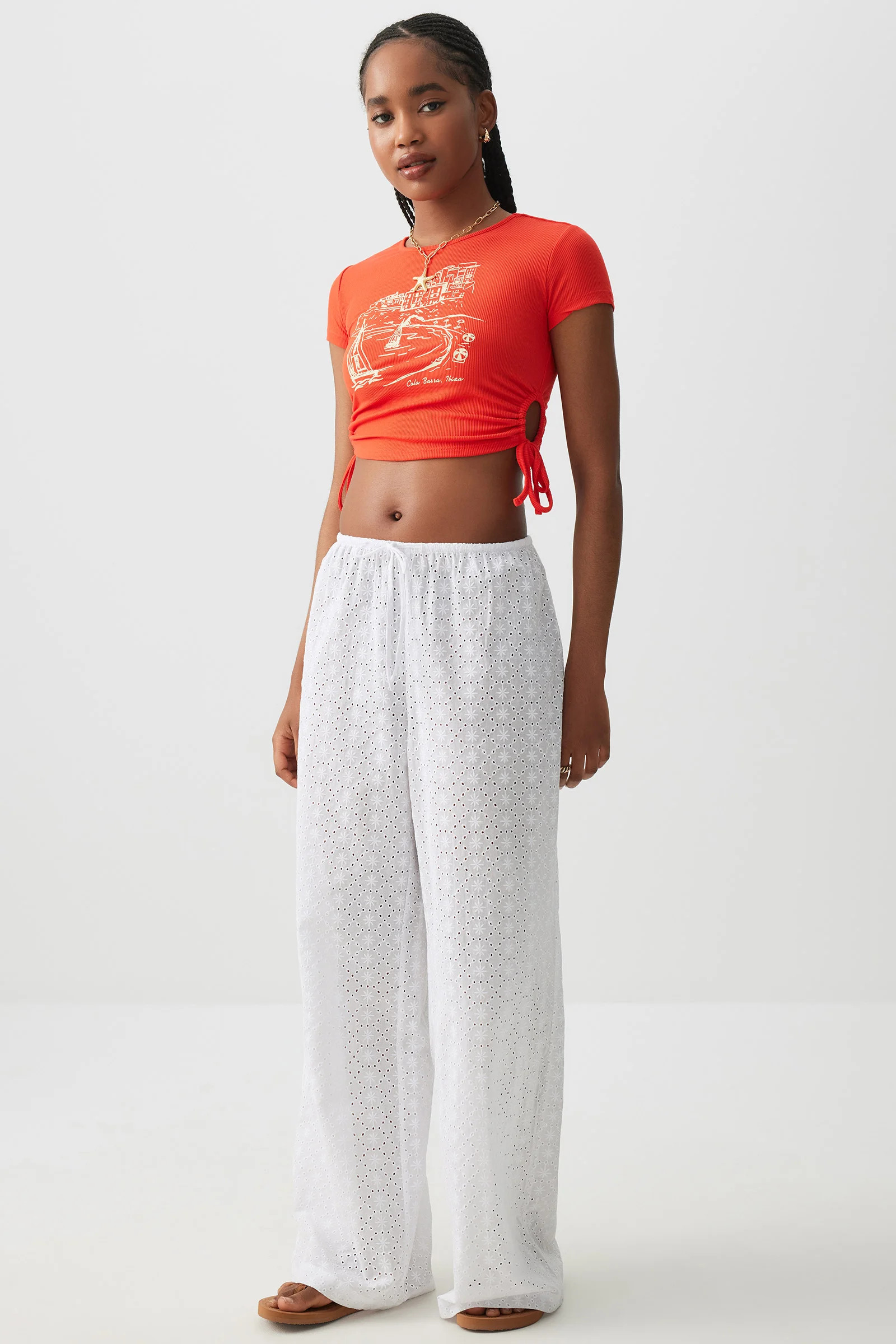 Eyelet Pants | Ardene