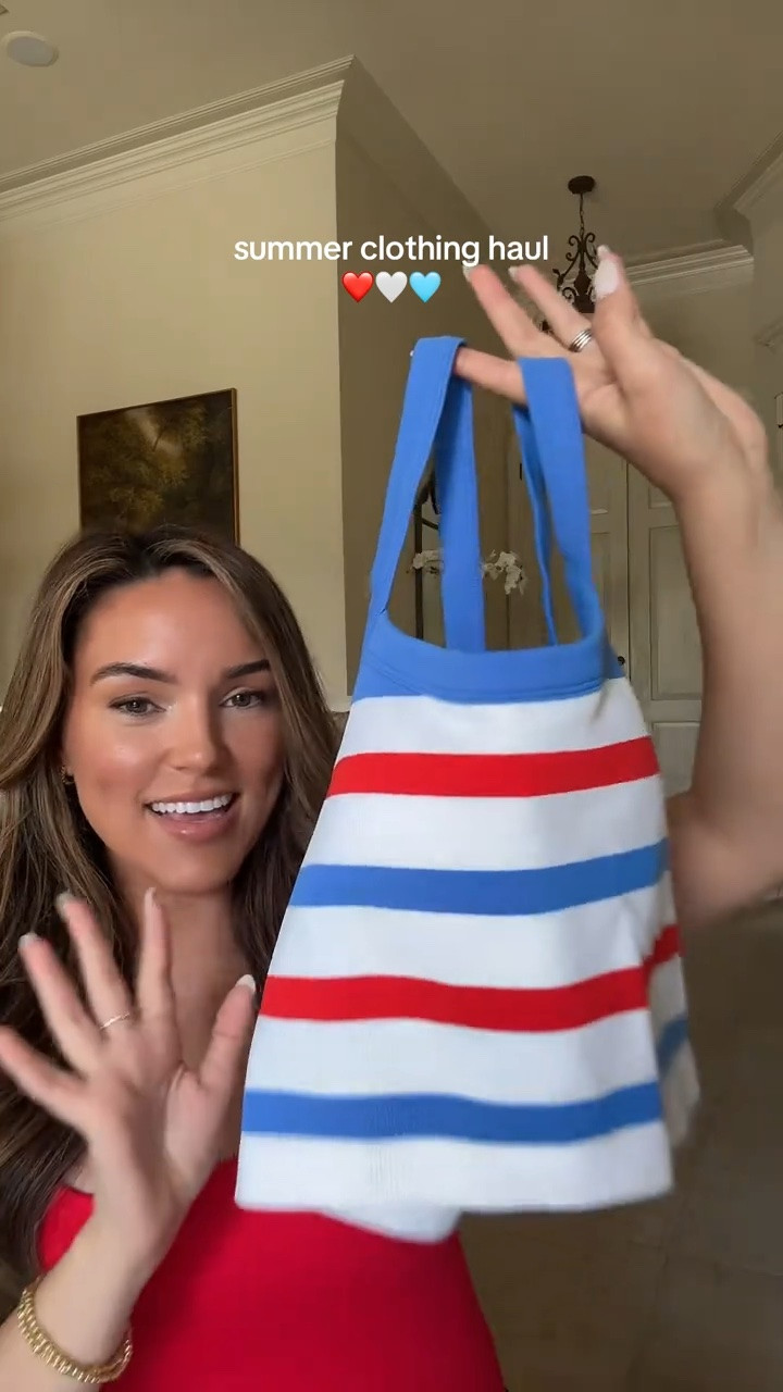 Summer clothing haul for Memorial Day weekend! Would also be so cute for fourth of July 🩵 old navy target Amazon H&M